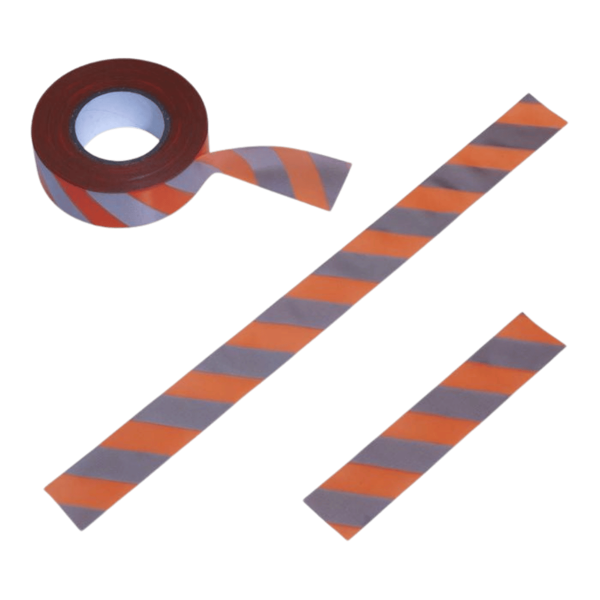 ALLEN REFLECTIVE FLAGGING TAPE ORANGE STRIPE TAPE