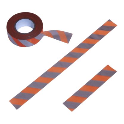 ALLEN REFLECTIVE FLAGGING TAPE ORANGE STRIPE TAPE