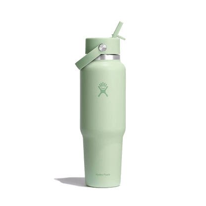 HYDRO FLASK WIDE MOUTH TRAVEL BOTTLE WITH FLEX STRAW 40OZ
