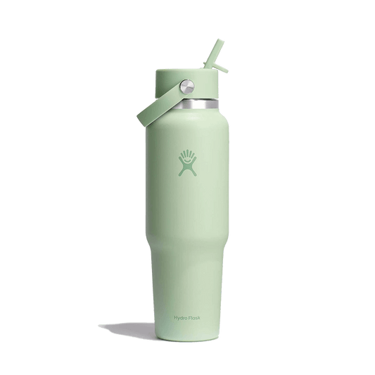 HYDRO FLASK WIDE MOUTH TRAVEL BOTTLE WITH FLEX STRAW 40OZ