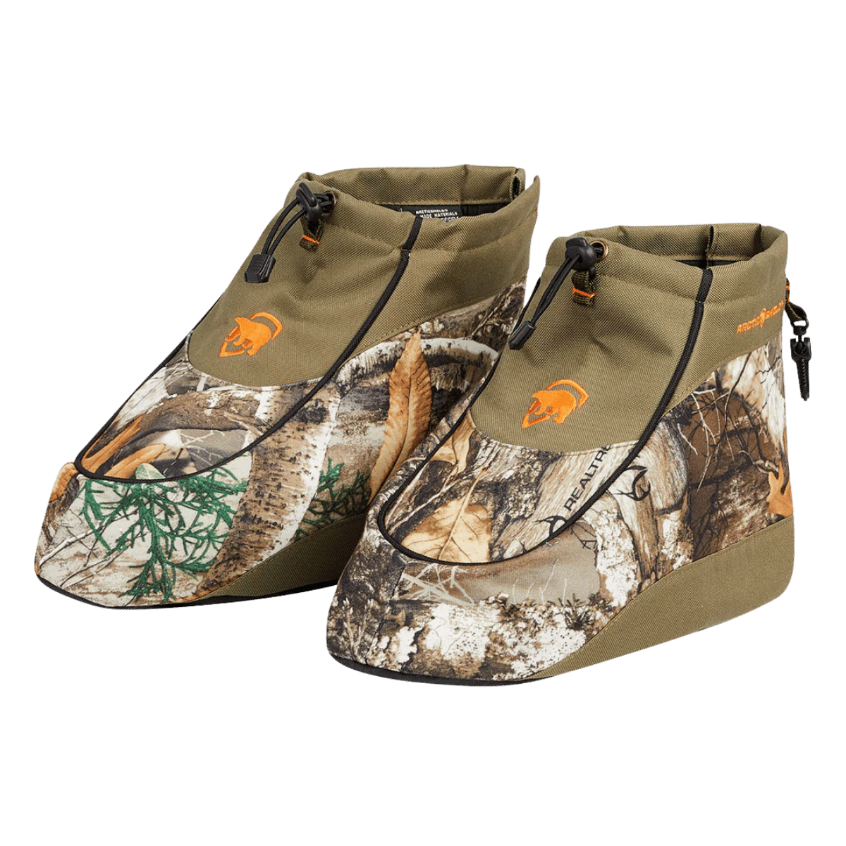 ARCTIC SHIELD BOOT INSULATORS REAL TREE EDGE - FRONT SIDE VIEW
