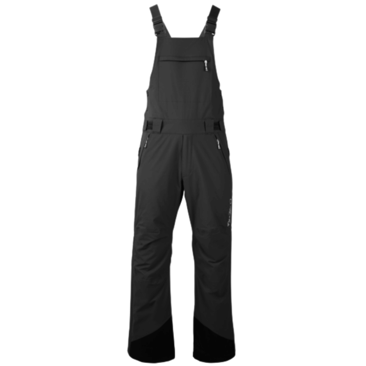ARCTICA SIDE ZIP BIB OVERALL - BLACK
