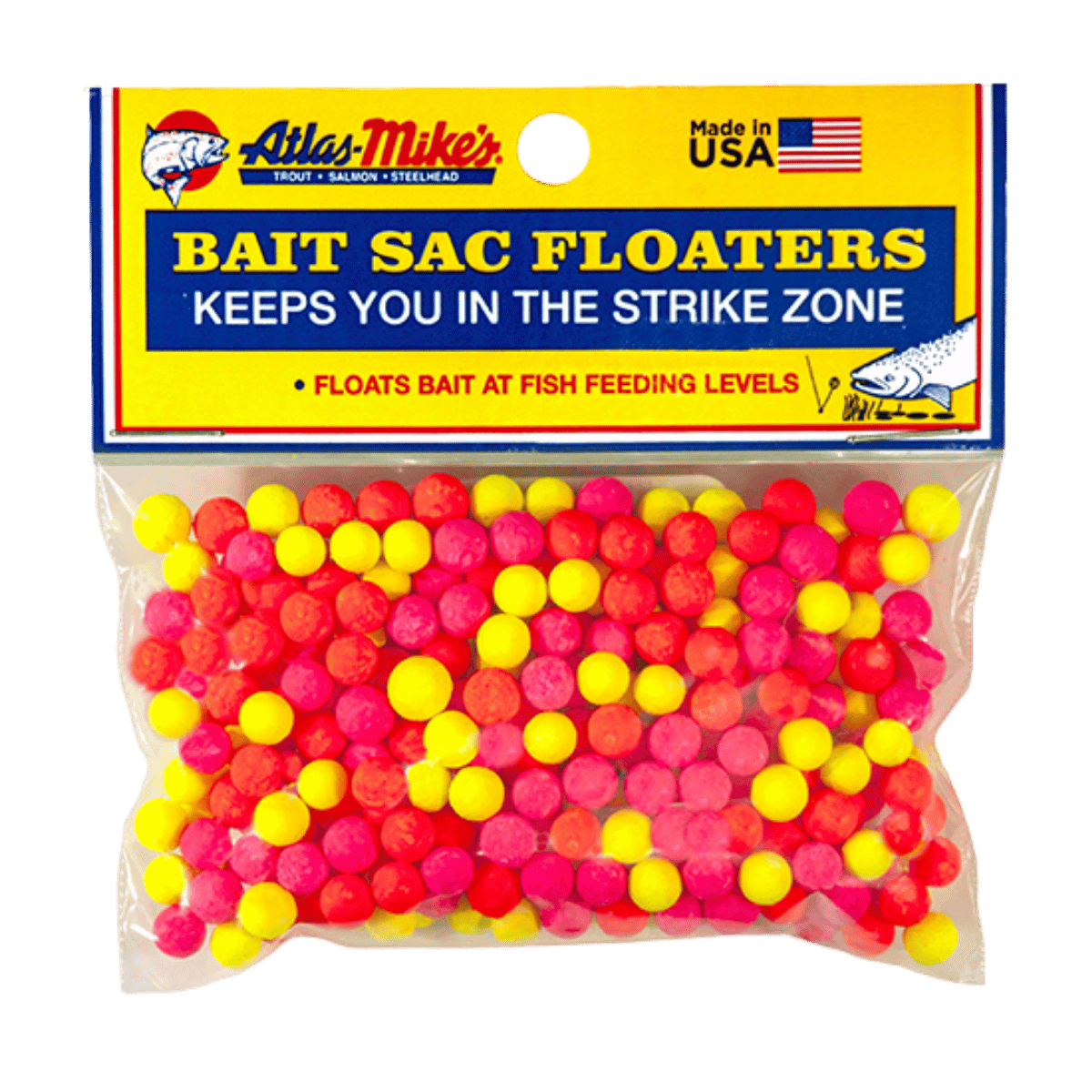 ATLAS BAIT SAC FLOATERS ASSORTED
