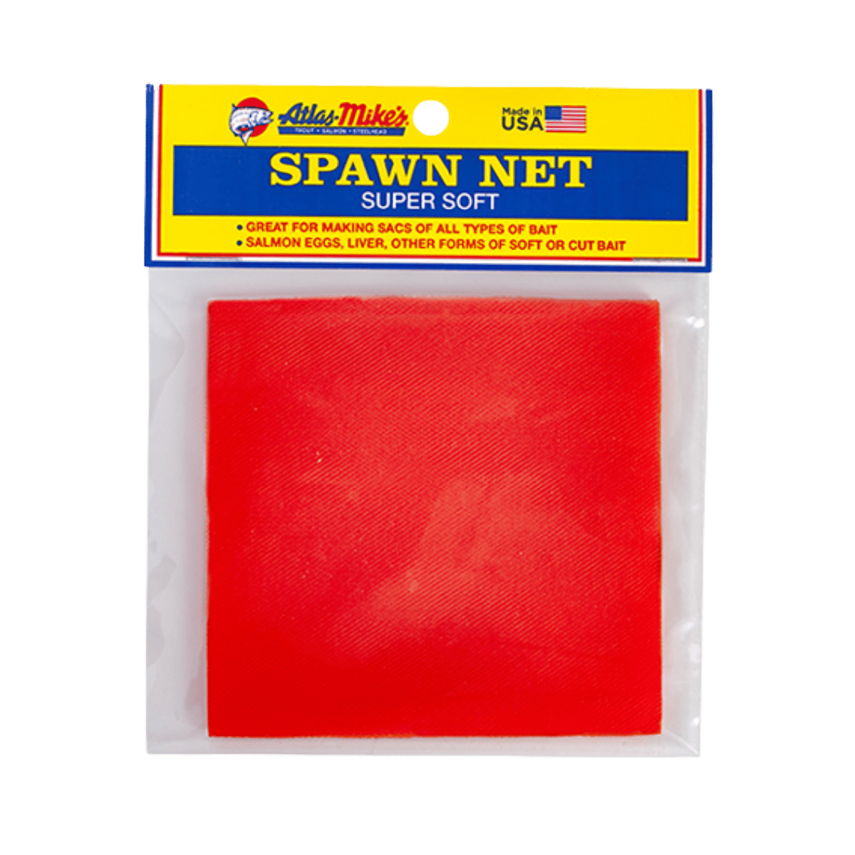 ATLAS SPAWN NET SQUARES 4 INCH ORANGE