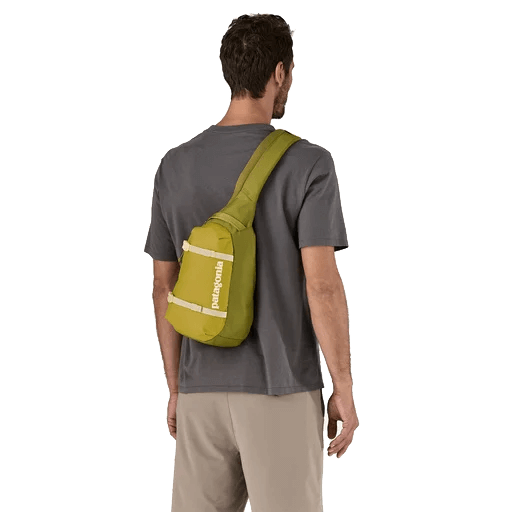 PATAGONIA ATOM SLING BAG 8L ON BACK
