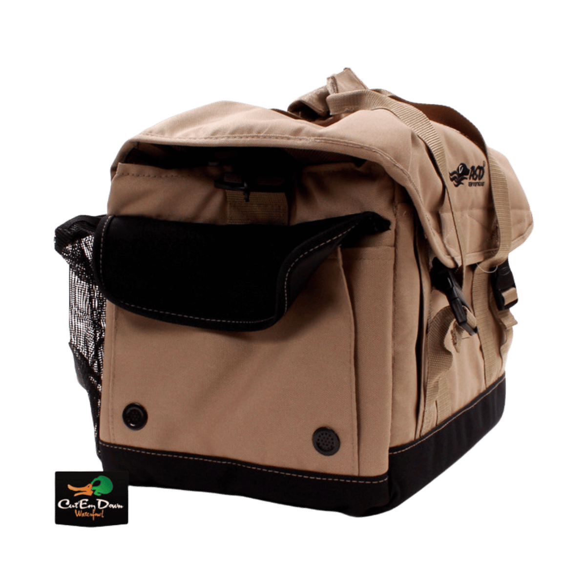 AVERY PRO TRAINER'S BAG - FIELD KHAKI/BROWN - SIDE VIEW