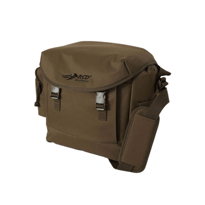 AVERY TRAINER'S SIDE BAG - FIELD KHAKI/BROWN - SIDE FRONT VIEW