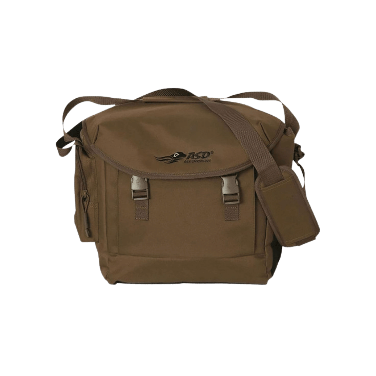 AVERY TRAINER'S SIDE BAG - FIELD KHAKI/BROWN - FRONT VIEW