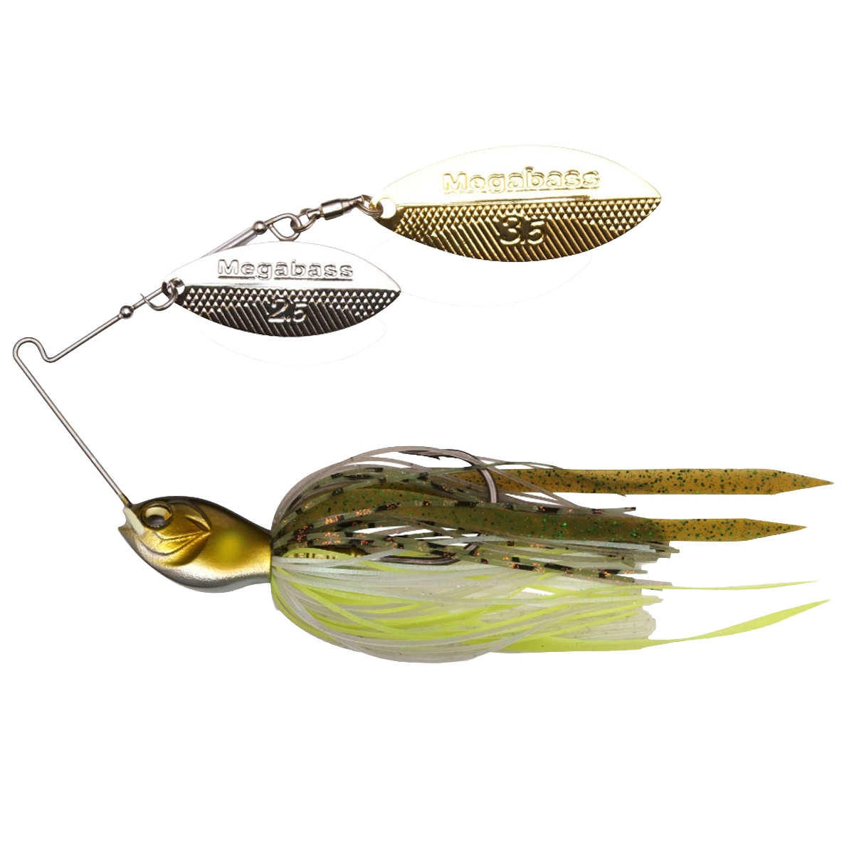 MEGABASS SV-3 DOUBLE WILLOW SPINNERBAIT - 1/2OZ