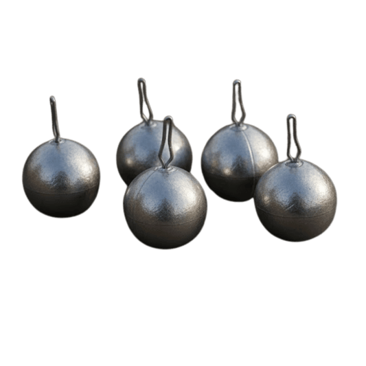 BULLET WEIGHTS CALM PACK ROUND LEAD DROP SHOT SINKER 4PK - 1/2 OZ