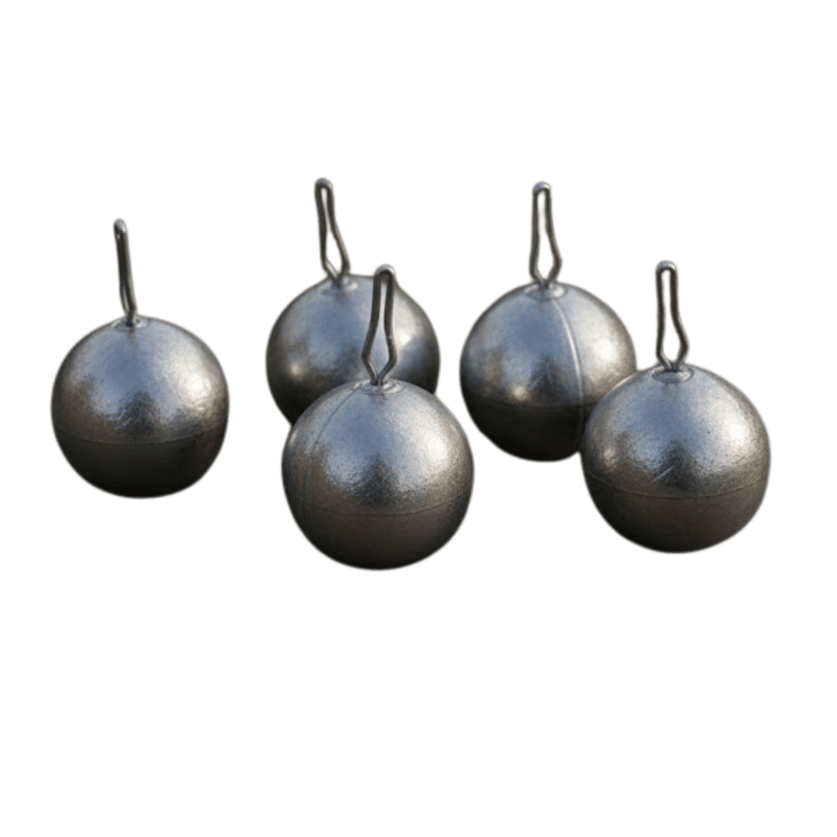 BULLET WEIGHTS CALM PACK ROUND LEAD DROP SHOT SINKER 5PK - 3/8 OZ