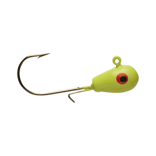 B FISH N H2O PRECISION JIG 5PK CHARTREUSE SUNBURST