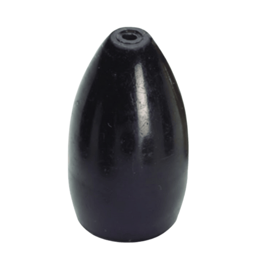 BULLET WEIGHTS TUNGSTEN FLIPPING WEIGHTS - BLACK 3/4 OZ