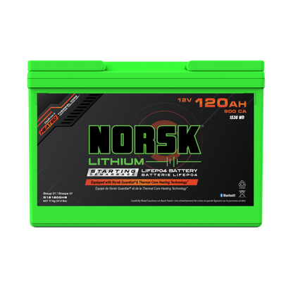 12V 120AH HEATED LITHIUM CRANKING BATTERY