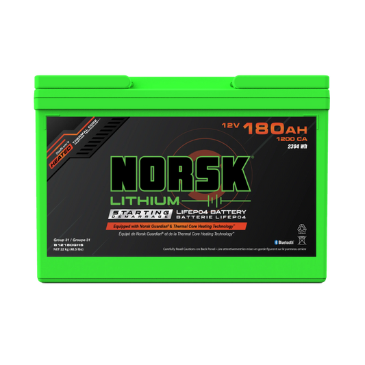 12V 180AH HEATED LITHIUM CRANKING BATTERY