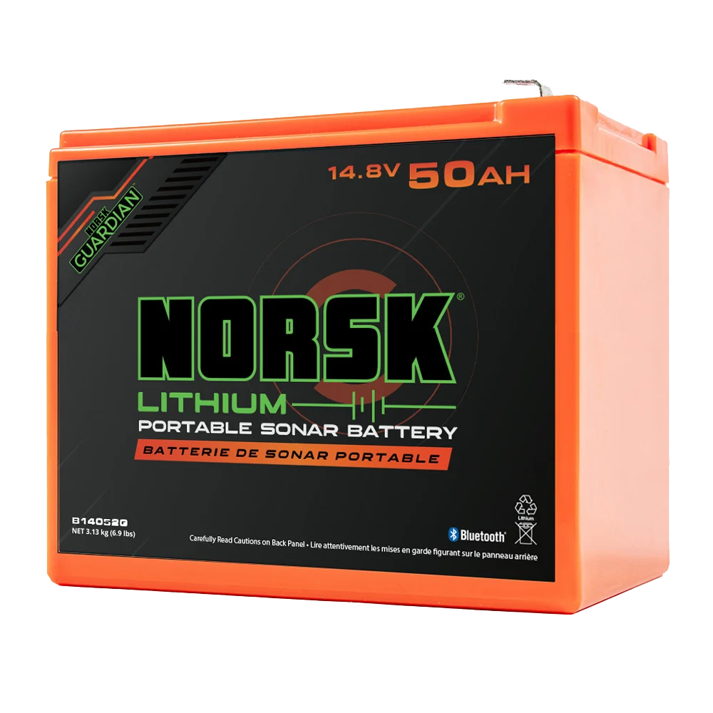 14.8V 50AH LITHIUM-ION Battery With 3A CHARGER side view