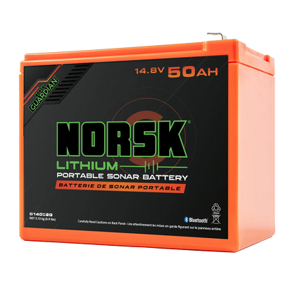 14.8V 50AH LITHIUM-ION Battery With 3A CHARGER side view