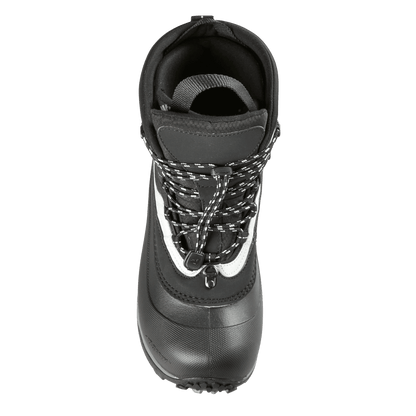 BAFFIN MEN'S YOHO BOOT - BLACK/SILVER - TOP VIEW