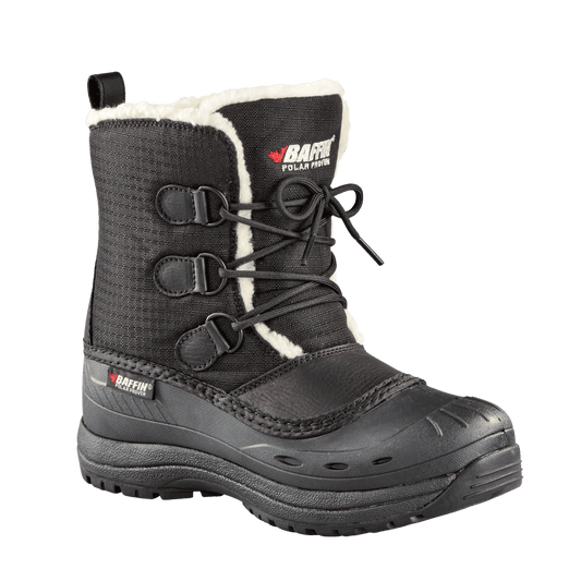 BAFFIN WOMEN'S TESSA TUNDRA-RATED BOOT - BLACK - SIDE VIEW