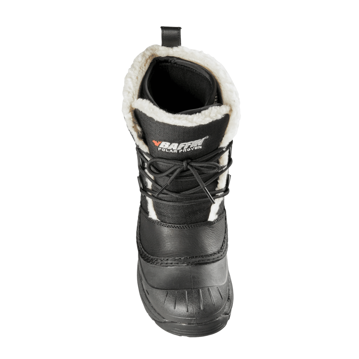 BAFFIN WOMEN'S TESSA TUNDRA-RATED BOOT - BLACK - TOP VIEW