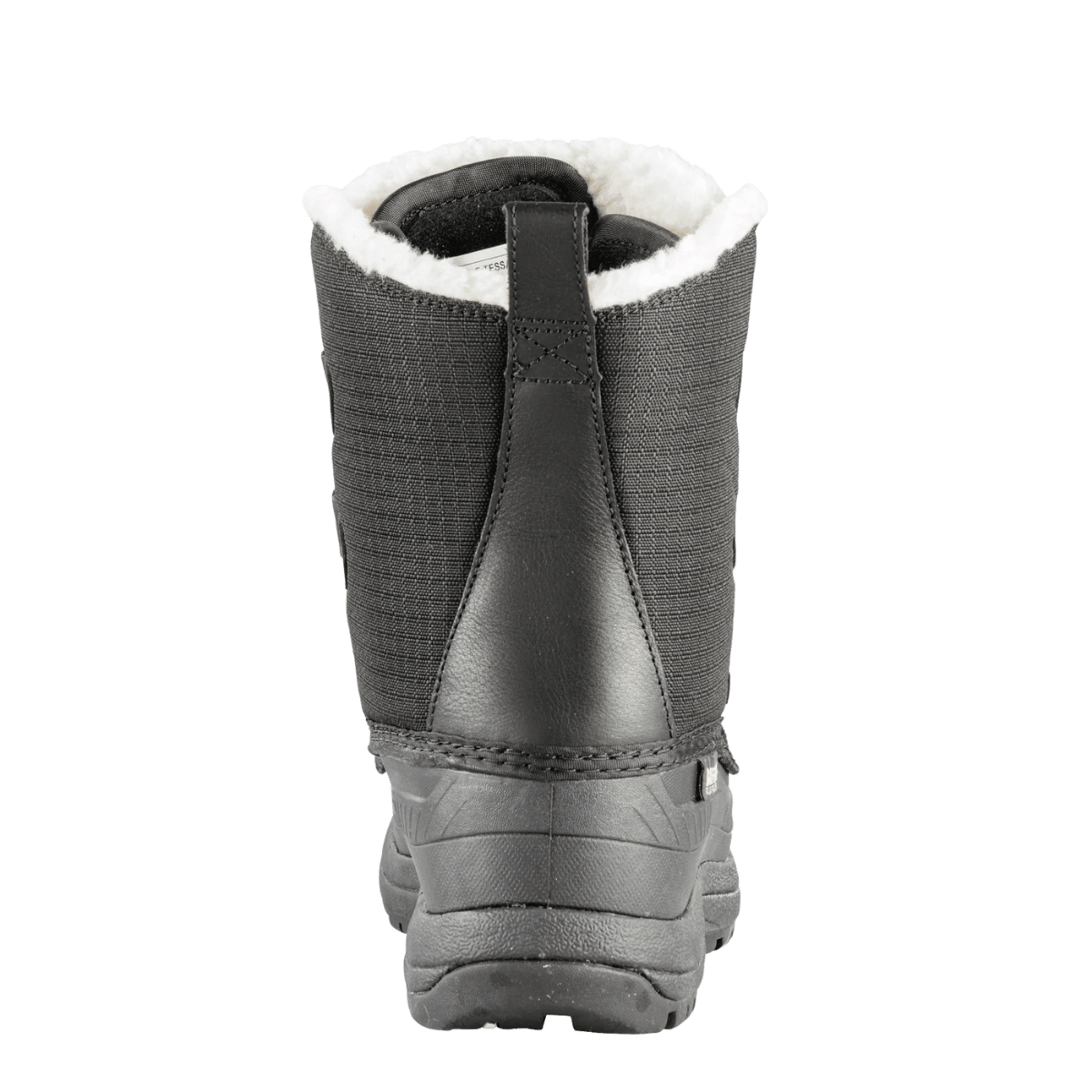 BAFFIN WOMEN'S TESSA TUNDRA-RATED BOOT - BLACK  - BACK VIEW