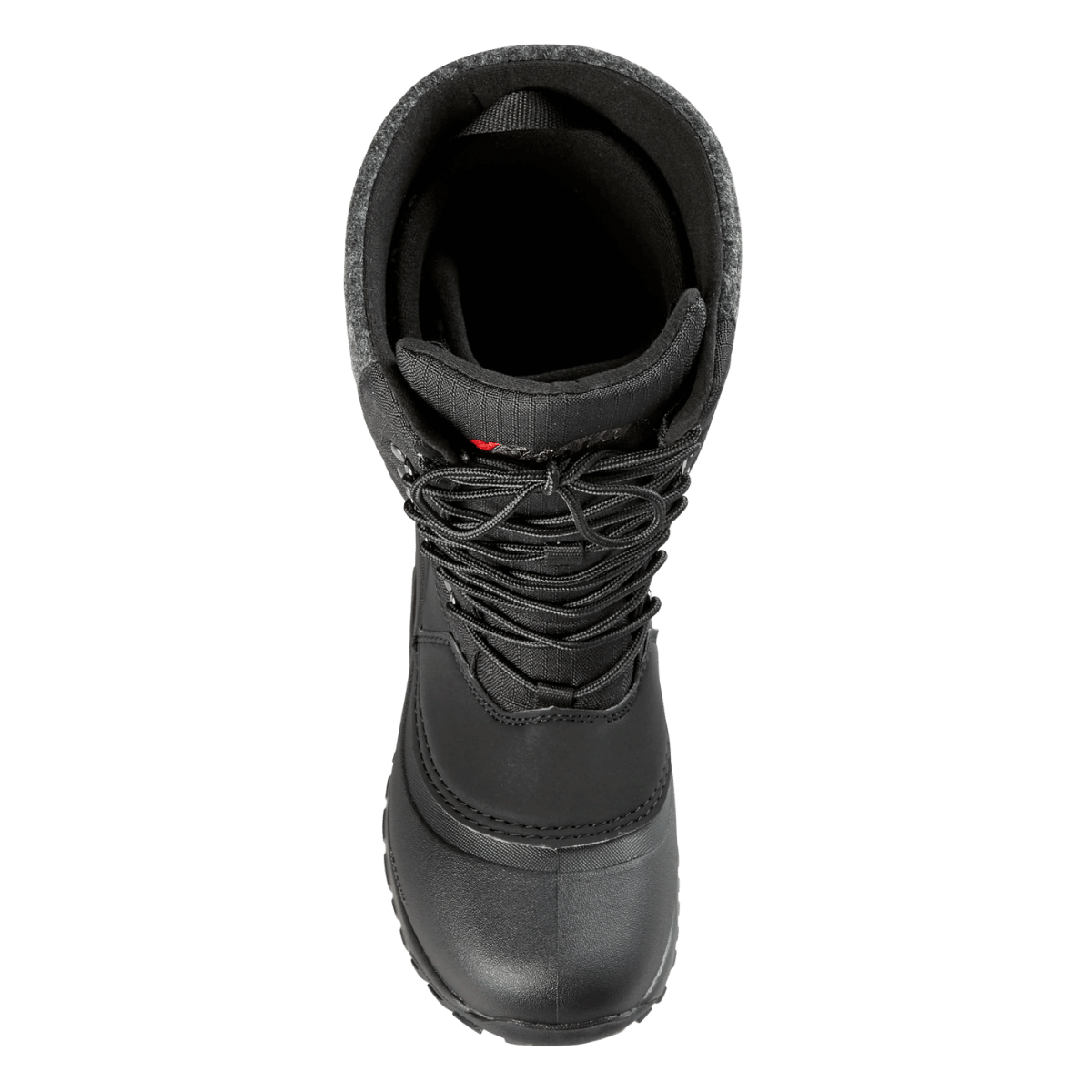 BAFFIN WOMEN'S JESS TALL FASHION TUNDRA-RATED BOOT - BLACK - TOP VIEW