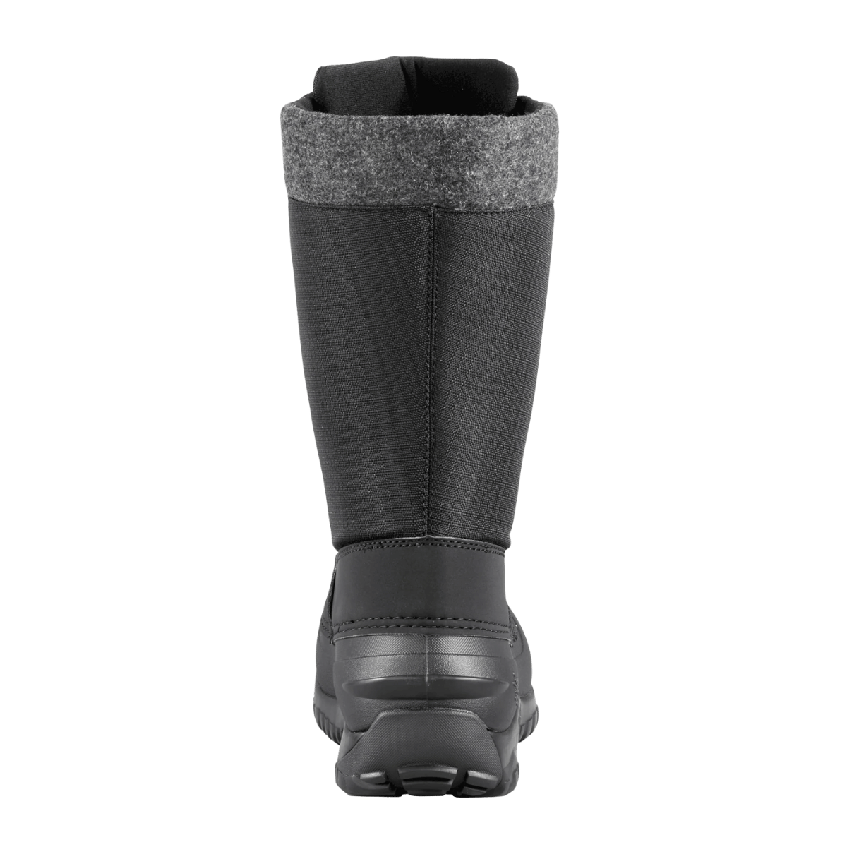 BAFFIN WOMEN'S JESS TALL FASHION TUNDRA-RATED BOOT - BLACK - BACK VIEW