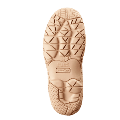 BAFFIN WOMEN'S YELLOWKNIFE CUFF BOOT - BROWN - BOTTOM SOLE VIEW