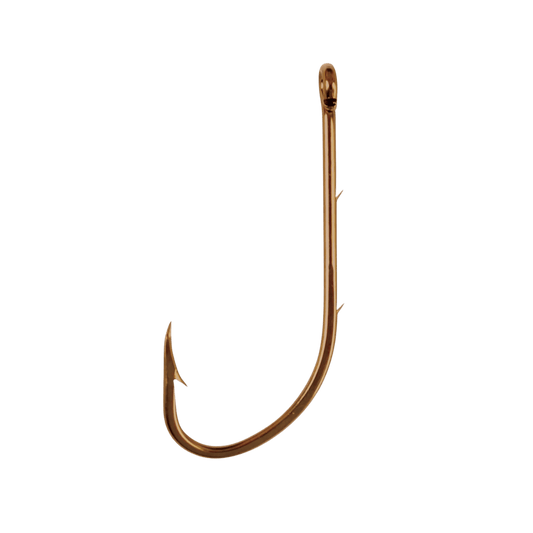 EAGLECLAW BAITHOLDER HOOK OFFSET 100PK - SIZE 4 LARGE BRONZE