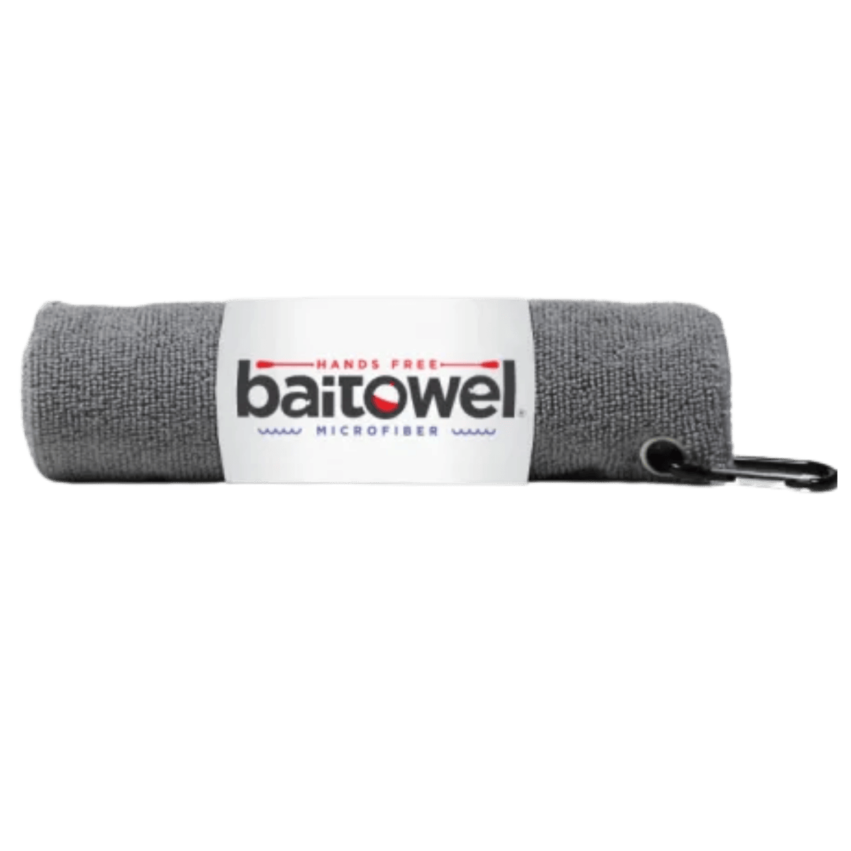 BAITOWEL CLIP WIPE BAIT TOWEL - OVERCAST GRAY