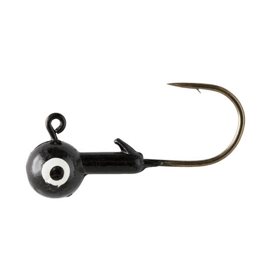  EAGLE CLAW BALL HEAD JIG BLACK 1/16 OZ