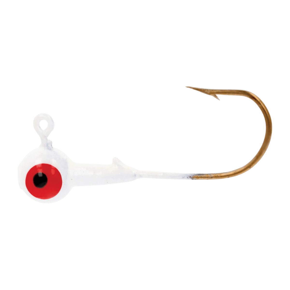  EAGLE CLAW BALL HEAD JIG WHITE 1/32 OZ