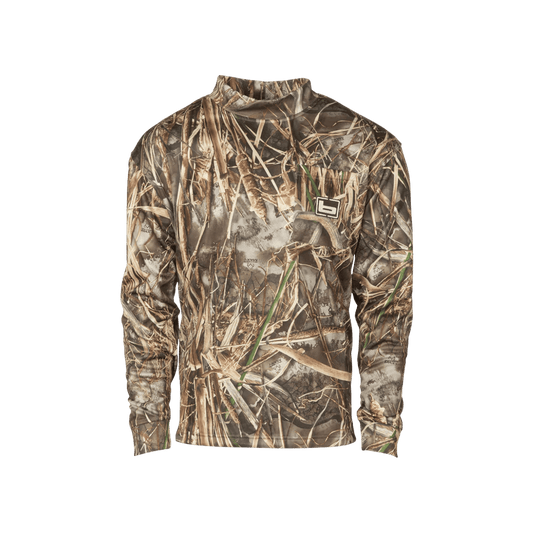 BANDED TEC FLEECE MOCK NECK SHIRT MAX7