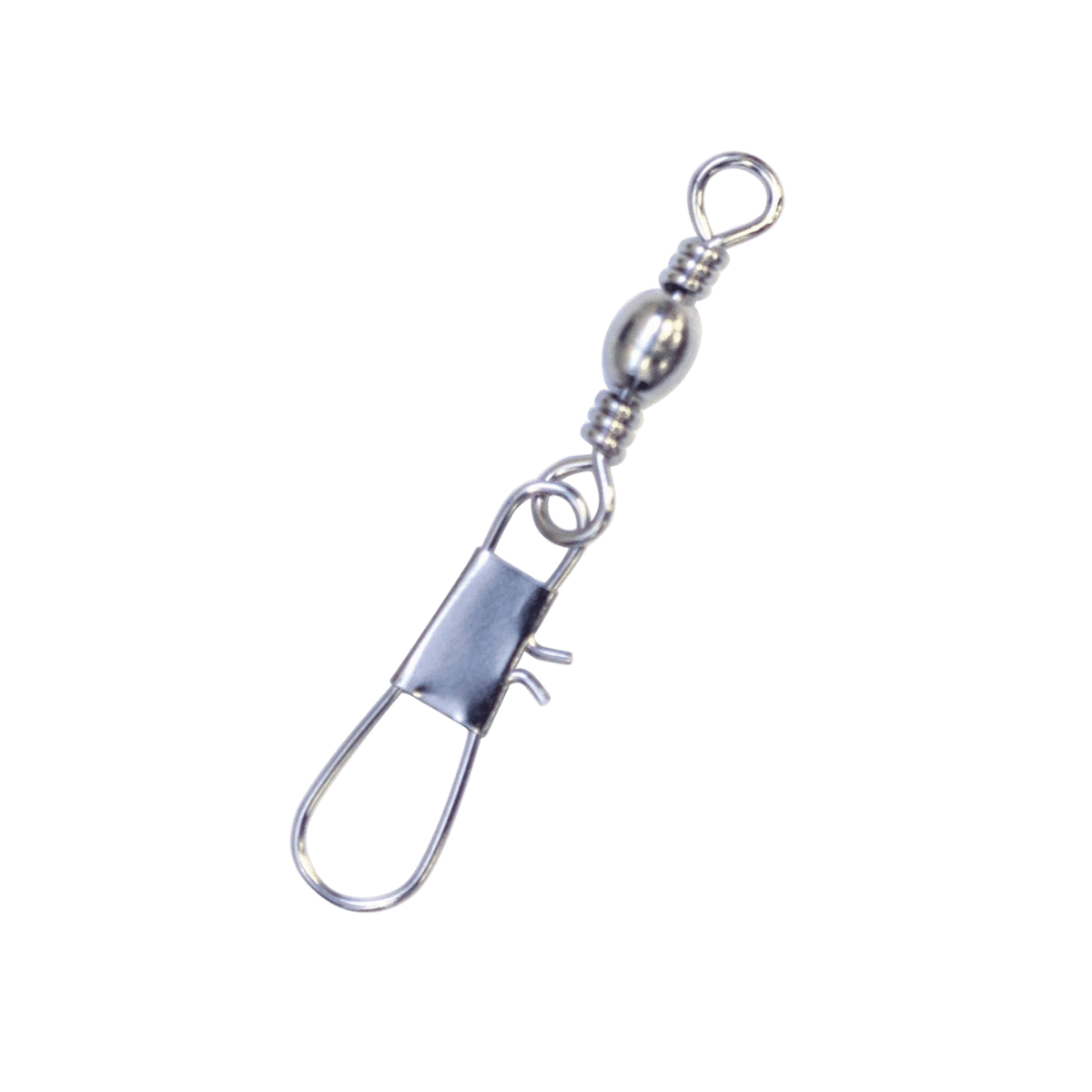 EAGLECLAW BARREL SWIVEL WITH INTERLOCK SNAP NICKEL SIZE 12