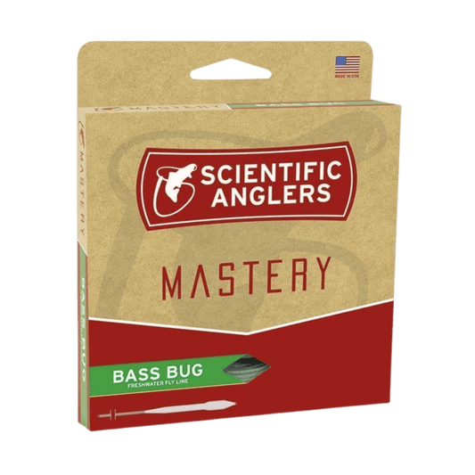 SCIENTIFIC ANGLERS MASTERY BASS BUG TAPER 90FT - WF7F - FROG GRN/SHAD BLUE