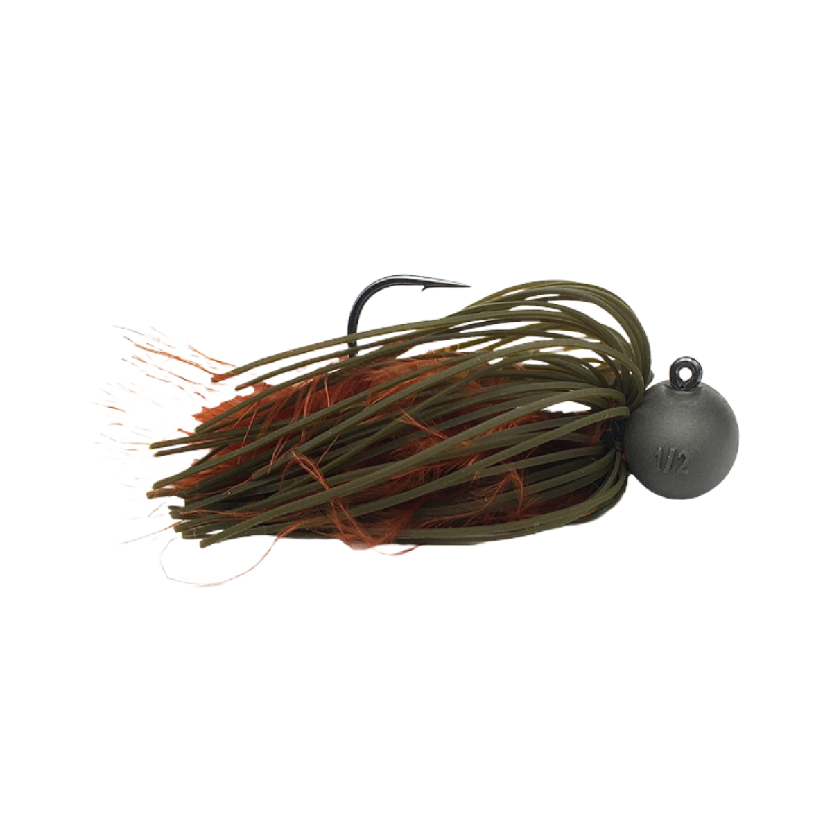 BEAST COAST FISHING TUNGSTEN COMPOUND O.W. SNIPER FOOTBALL JIG - 3/8 OZ - HYBRID PUMPKIN