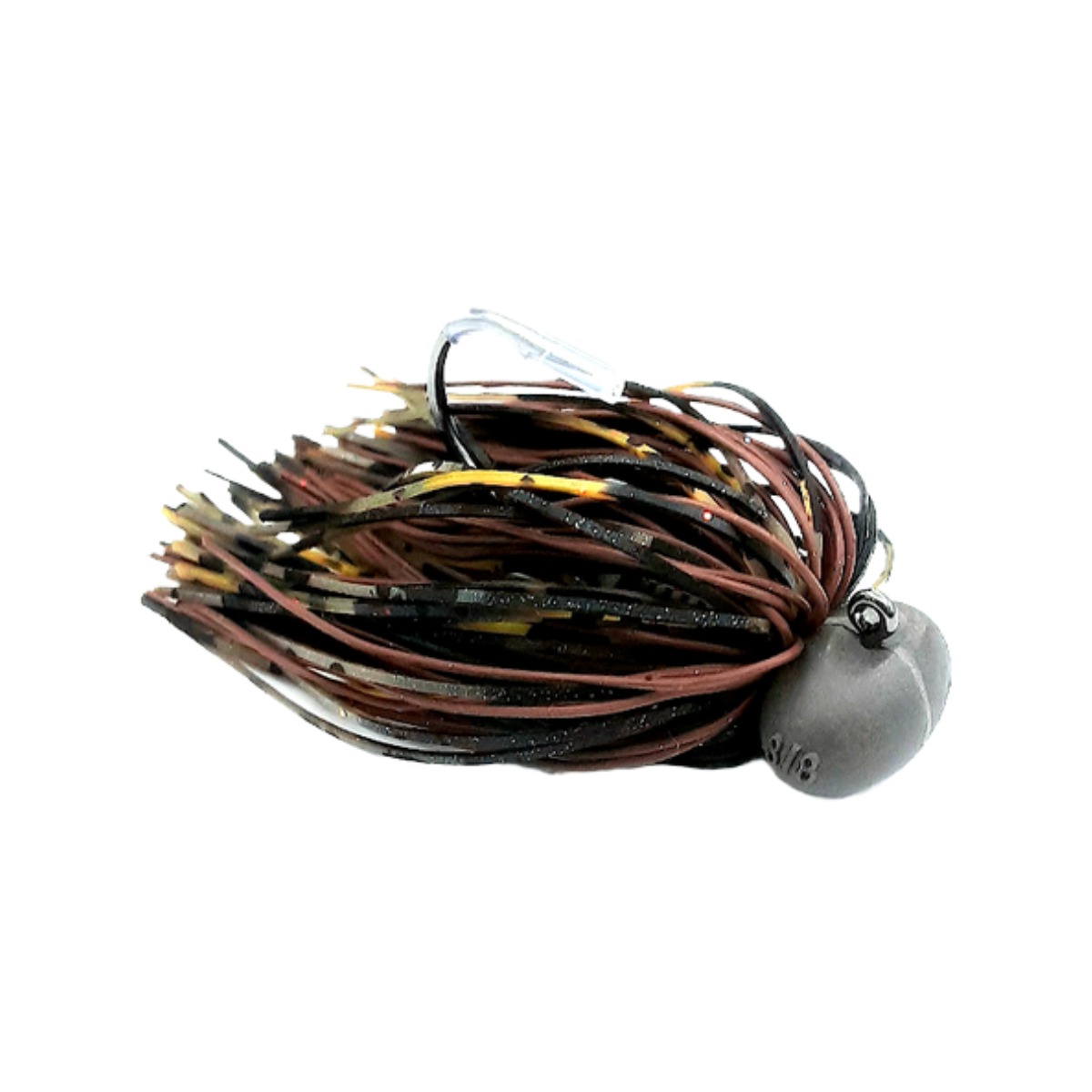 BEAST COAST FISHING TUNGSTEN COMPOUND O.W. SNIPER FOOTBALL JIG - 3/8 OZ - STEALTH CRAW