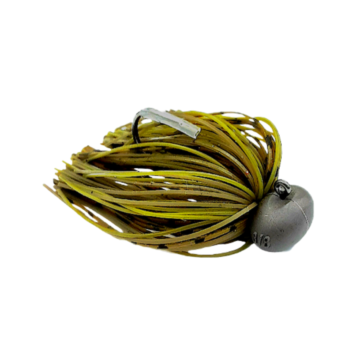 BEAST COAST FISHING TUNGSTEN COMPOUND O.W. SNIPER FOOTBALL JIG - 3/8 OZ - STEALTH PUMPKIN