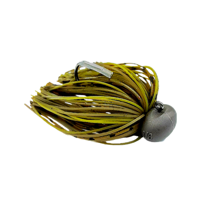 BEAST COAST FISHING TUNGSTEN COMPOUND O.W. SNIPER FOOTBALL JIG - 3/8 OZ - STEALTH PUMPKIN