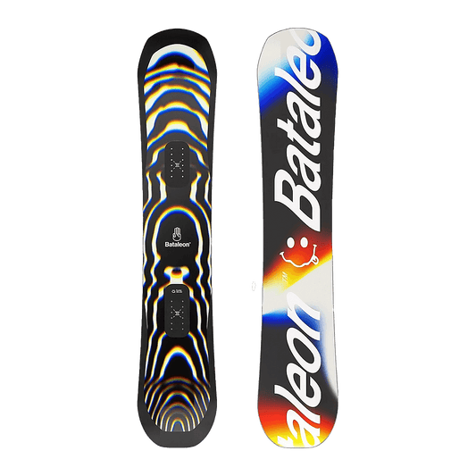 BATALEON FUNKINK SNOWBOARD 2025 FRONT AND BOTTOM GRAPHICS