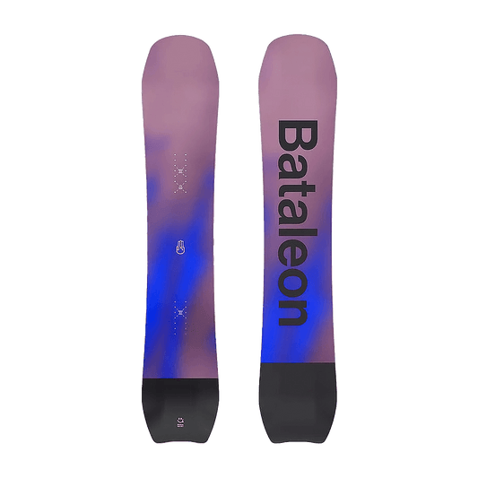 BATALEON WHATEVER SNOWBOARD 2025 FRONT AND BOTTOM GRAPHICS