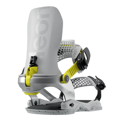 BATALEON BLASTER ASYMWRAP FASE SNOWBOARD BINDINGS REAR VIEW GREY