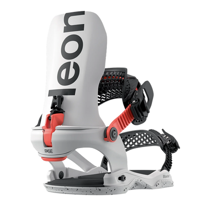 BATALEON BLASTER ASYMWRAP FASE SNOWBOARD BINDINGS REAR VIEW WHITE