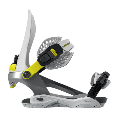 BATALEON BLASTER ASYMWRAP FASE SNOWBOARD BINDINGS SIDE PROFILE GREY