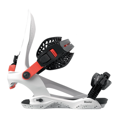 BATALEON BLASTER ASYMWRAP FASE SNOWBOARD BINDINGS SIDE PROFILE WHITE