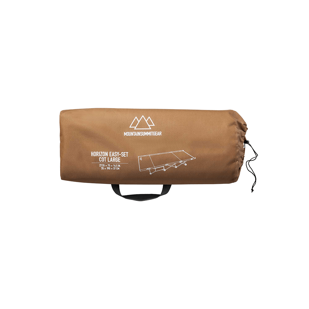 CADDIS HORIZON FOLDING COT - LARGE in its bag