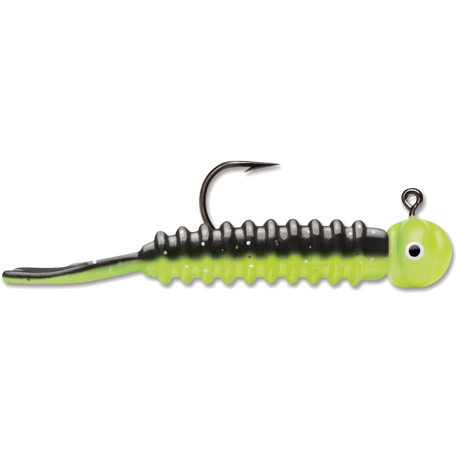 VMC Love Bug Jig - Black Chartreuse Glow