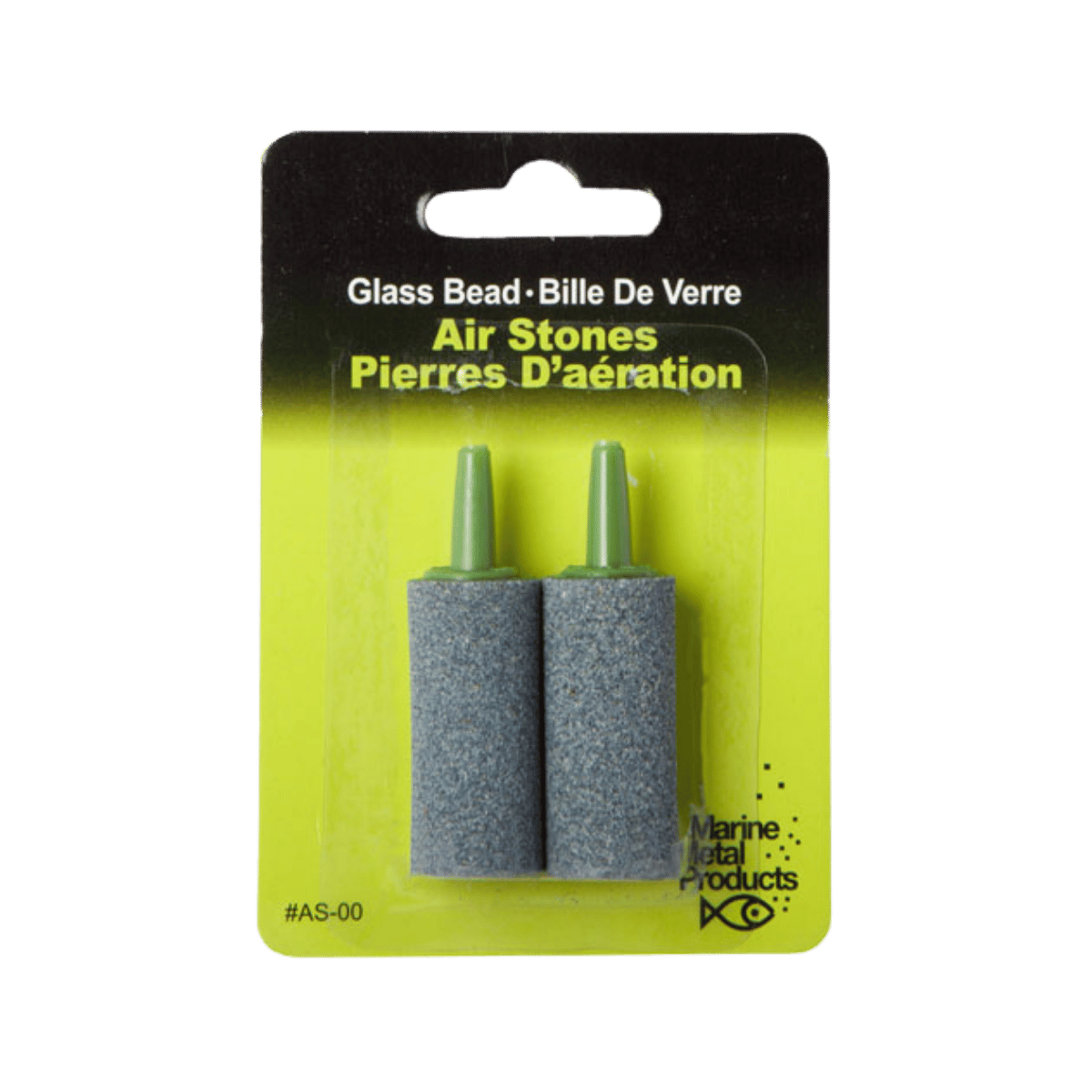 MARINE METAL GLASS BEAD AIR STONE - GREEN