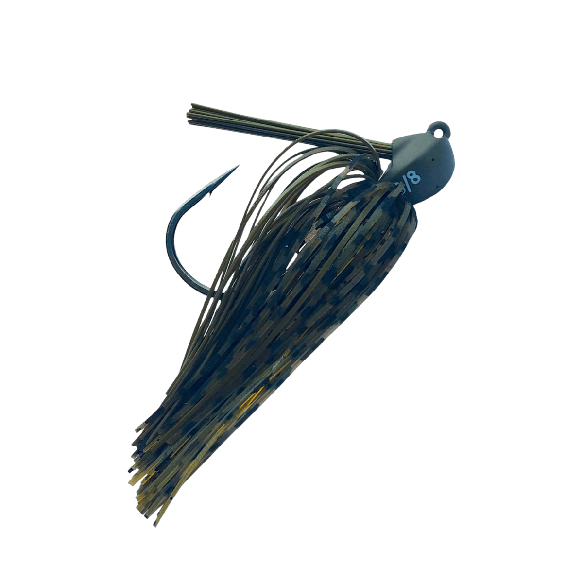 BEAST COAST FISHING TUNGSTEN LIL' MAGNUM JIG - DARK GREEN PUMPKIN