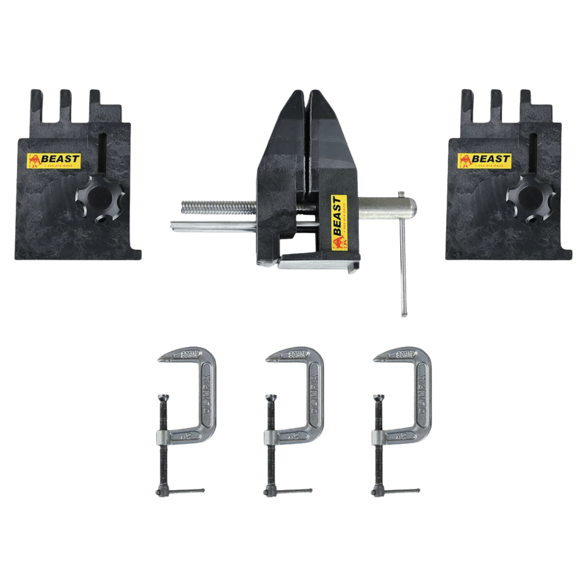 JAWS OF THE BEAST SKI 9MM VISE WIDTH GRIPS - 3 POINT - ACCESSORIES